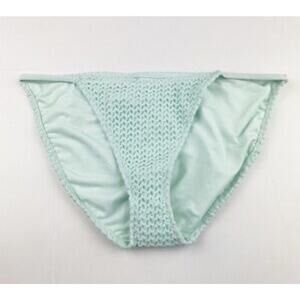 NWT Aerie Bikini Bottom –Quilted Sea Foam Green– Size Small